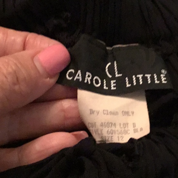 Carole Little Black Drawstring Palazzo Pants - Picture 5 of 5